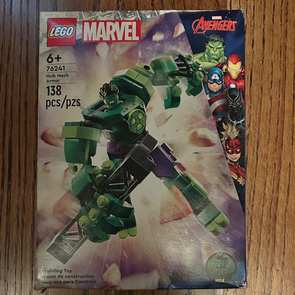 LEGO Marvel Avengers Hulk Mech Armor Set - Like New